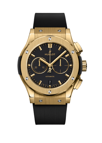 Men's watch / unisex  HUBLOT, Classic Fusion Chronograph Yellow Gold / 42mm, SKU: 541.VX.1130.RX | timeolution.com