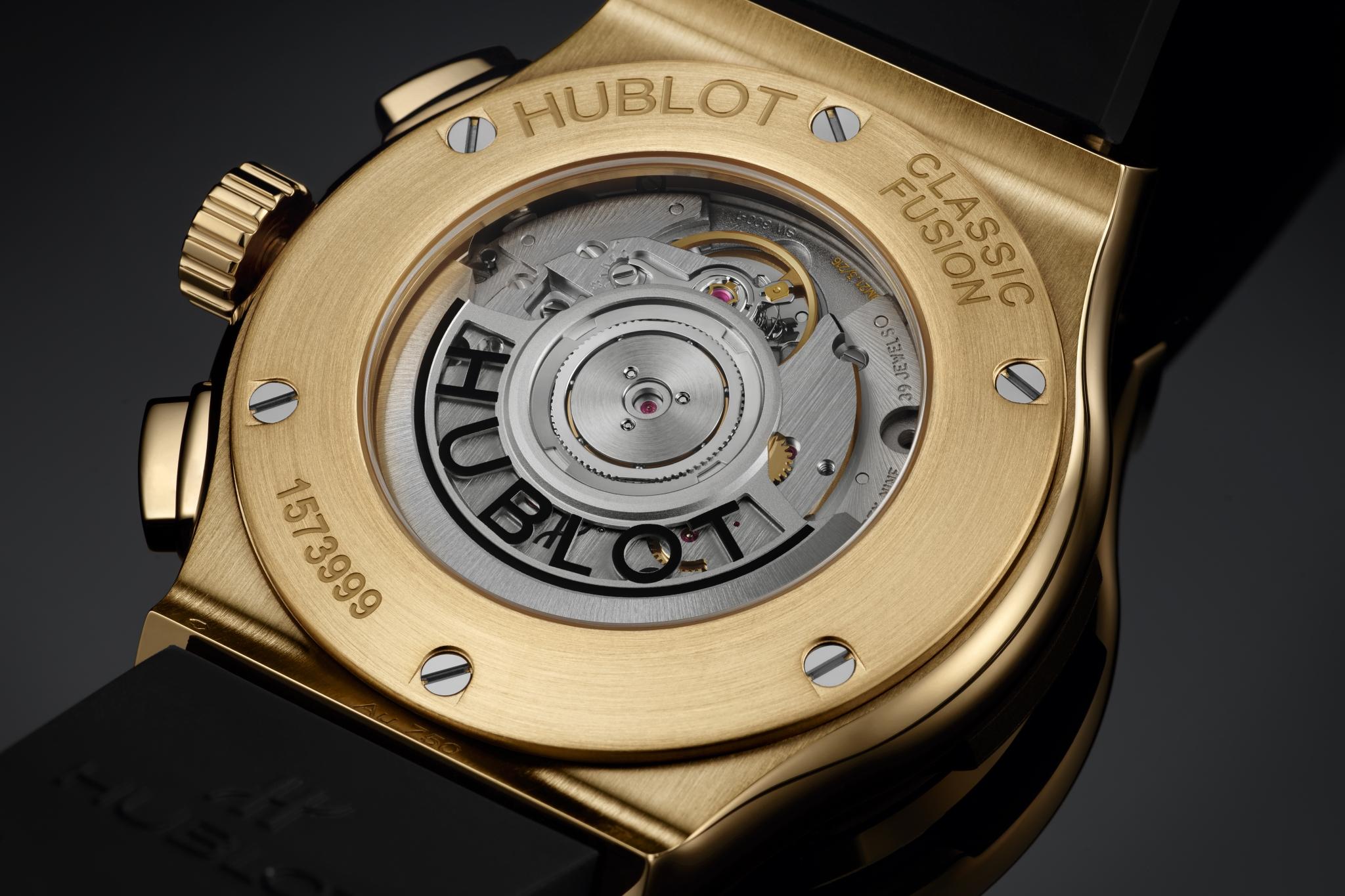 Men's watch / unisex  HUBLOT, Classic Fusion Chronograph Yellow Gold / 42mm, SKU: 541.VX.1130.RX | timeolution.com