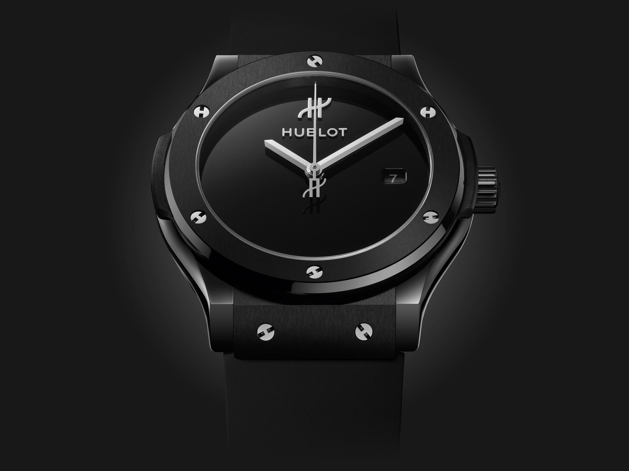 Men's watch / unisex  HUBLOT, Classic Fusion Original Black Magic / 42mm, SKU: 542.CX.1270.RX.MDM | timeolution.com