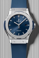 Men's watch / unisex  HUBLOT, Classic Fusion Titanium Blue / 42mm, SKU: 542.NX.7170.RX | timeolution.com