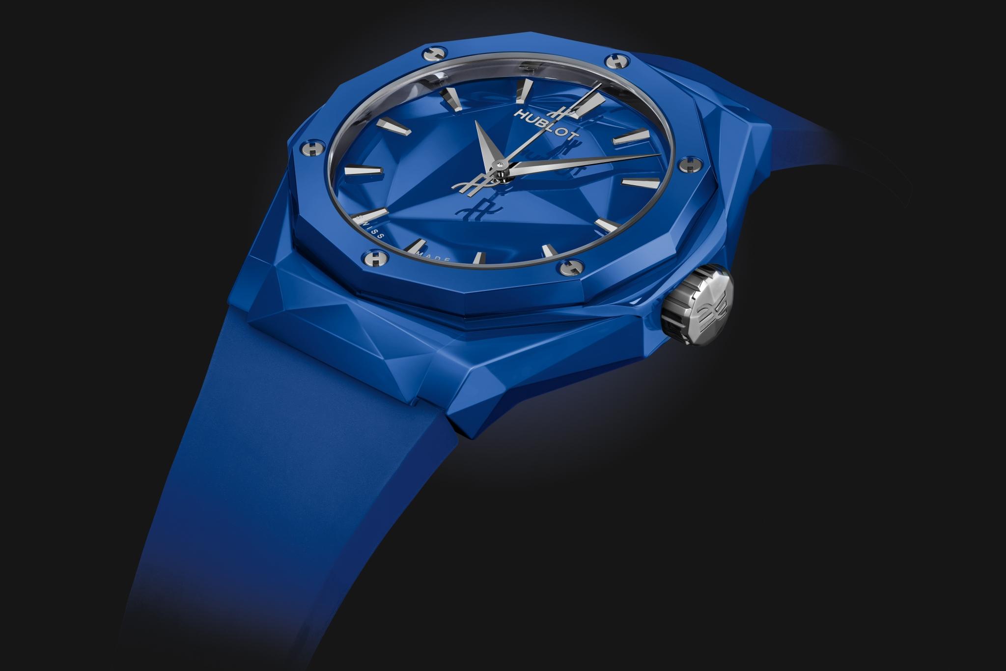 Men's watch / unisex  HUBLOT, Classic Fusion Orlinski Blue Ceramic / 40mm, SKU: 550.ES.5100.RX.ORL21 | timeolution.com