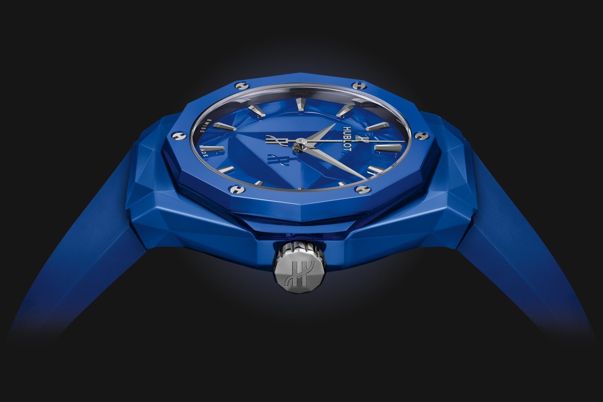 Men's watch / unisex  HUBLOT, Classic Fusion Orlinski Blue Ceramic / 40mm, SKU: 550.ES.5100.RX.ORL21 | timeolution.com