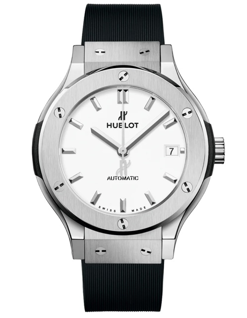 Men's watch / unisex  HUBLOT, Classic Fusion Titanium Opalin / 38mm, SKU: 565.NX.2611.RX | timeolution.com