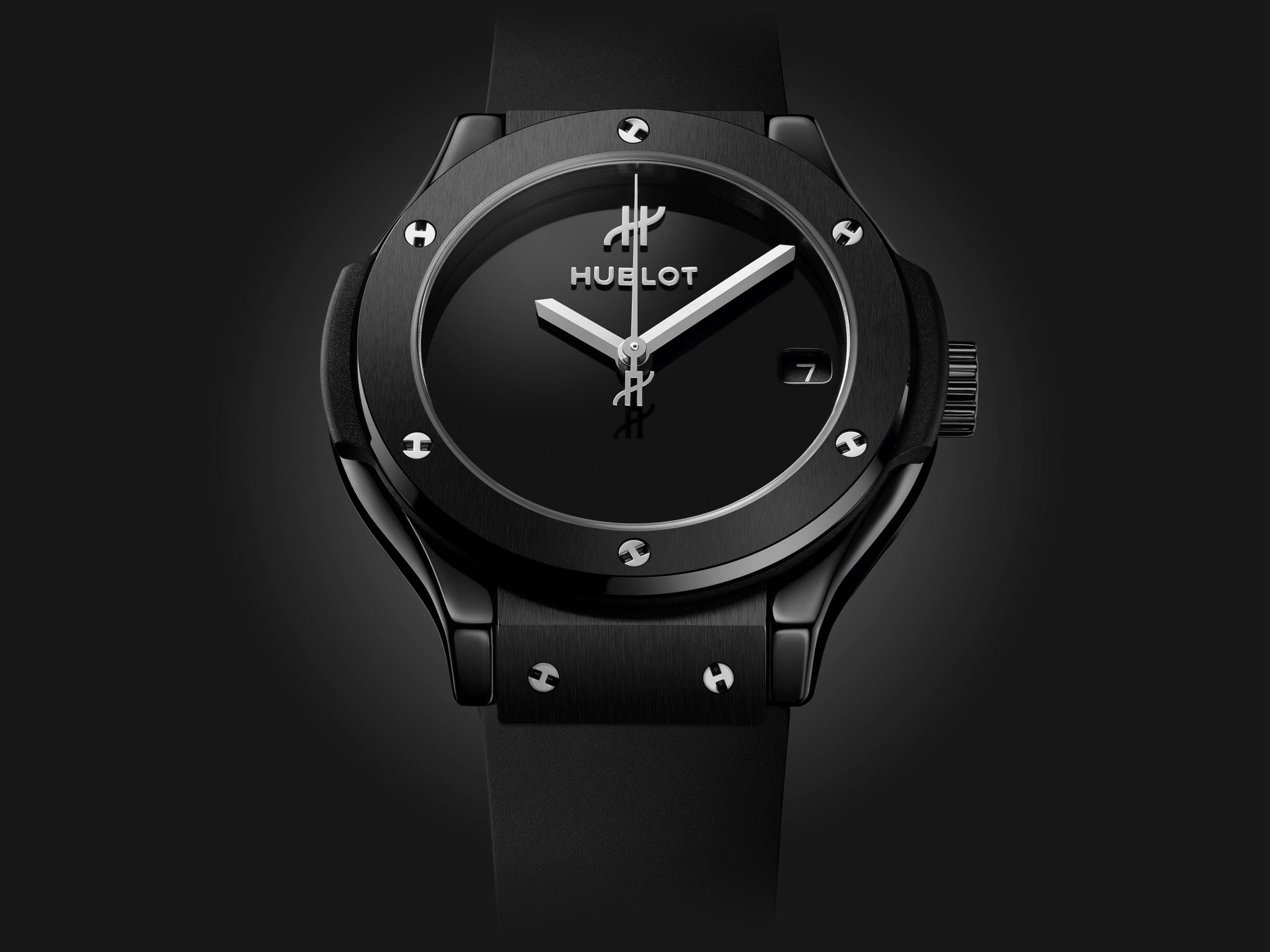 Ladies' watch  HUBLOT, Classic Fusion Original Black Magic / 33mm, SKU: 581.CX.1270.RX.MDM | timeolution.com