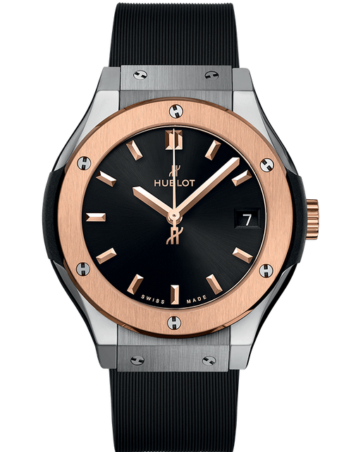 Ladies' watch  HUBLOT, Classic Fusion Titanium King Gold / 33mm, SKU: 581.NO.1480.RX | timeolution.com