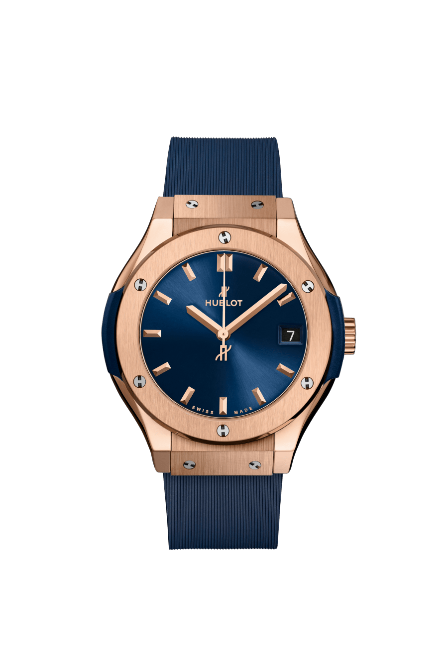 Ladies' watch  HUBLOT, Classic Fusion King Gold Blue / 33mm, SKU: 581.OX.7180.RX | timeolution.com