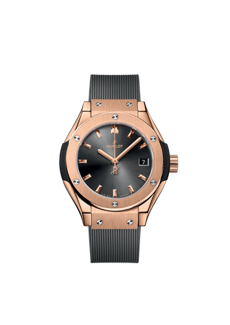 Ladies' watch  HUBLOT, Classic Fusion King Gold Grey / 29mm, SKU: 591.OX.7080.RX | timeolution.com