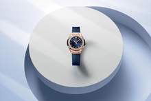 Ladies' watch  HUBLOT, Classic Fusion King Gold Blue Diamonds / 29mm, SKU: 591.OX.7180.RX.1204 | timeolution.com