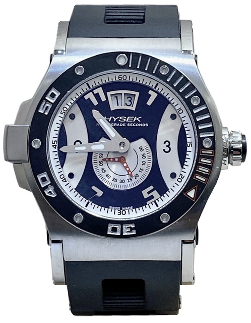 Men's watch / unisex HYSEK, Abyss Second Retrograde / 44mm, SKU: AB04A84A02-CA01 | timeolution.com