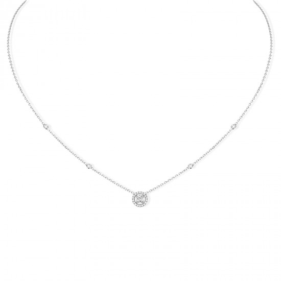 Women Jewellery  MESSIKA, Joy Rond 0.20ct Diamond White Gold Necklace, SKU: 04281-WG | timeolution.com