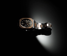 Men's watch / unisex  BELL & ROSS, BR 05 Black Steel & Gold / 40mm, SKU: BR05A-BL-STPG/SSG | timeolution.com