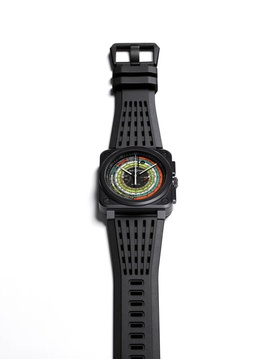 Men's watch / unisex  BELL & ROSS, BR 03-94 Multimeter / 42mm, SKU: BR0394-SW-CE/SRB | timeolution.com