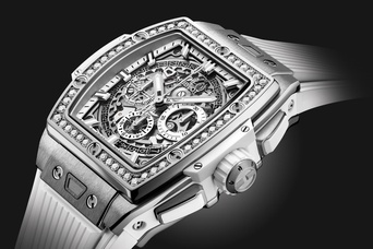 Men's watch / unisex  HUBLOT, Spirit of Big Bang Titanium White Diamonds / 42mm, SKU: 642.NE.2010.RW.1204 | timeolution.com