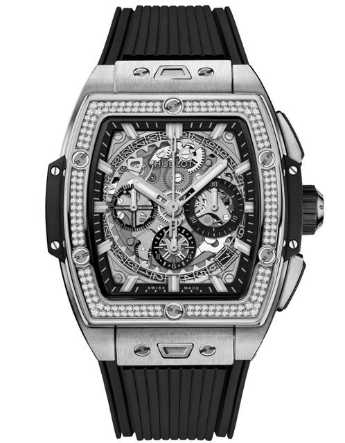 Men's watch / unisex  HUBLOT, Spirit Of Big Bang Titanium Diamonds / 42mm, SKU: 642.NX.0170.RX.1104 | timeolution.com