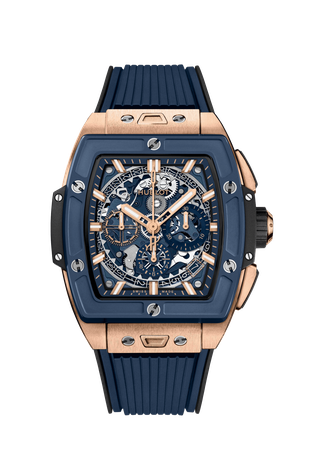 Men's watch / unisex  HUBLOT, Spirit Of Big Bang King Gold Blue Ceramic / 42mm, SKU: 642.OL.7180.RX | timeolution.com