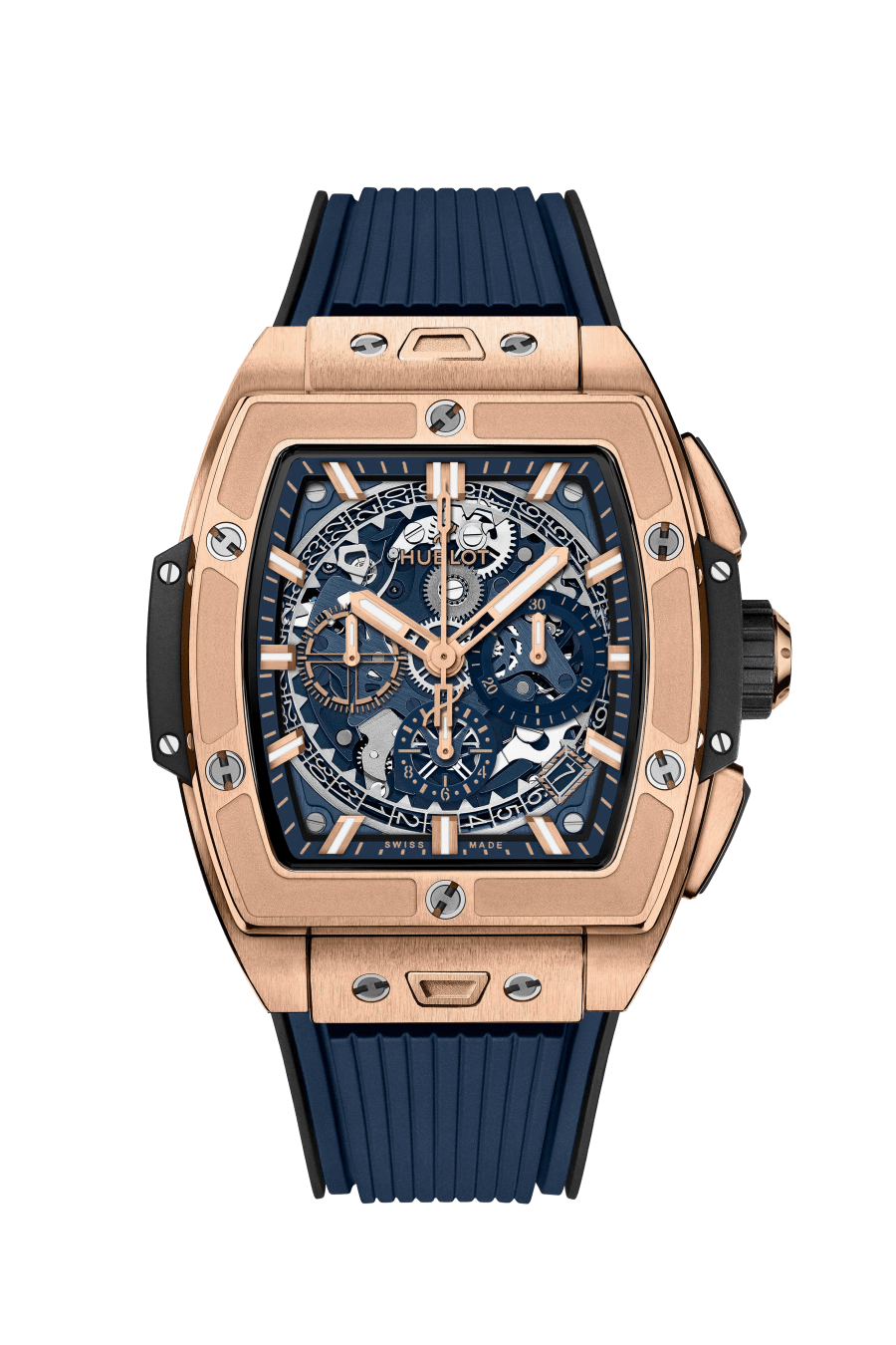 Men's watch / unisex  HUBLOT, Spirit Of Big Bang King Gold Blue / 42mm, SKU: 642.OX.7180.RX | timeolution.com