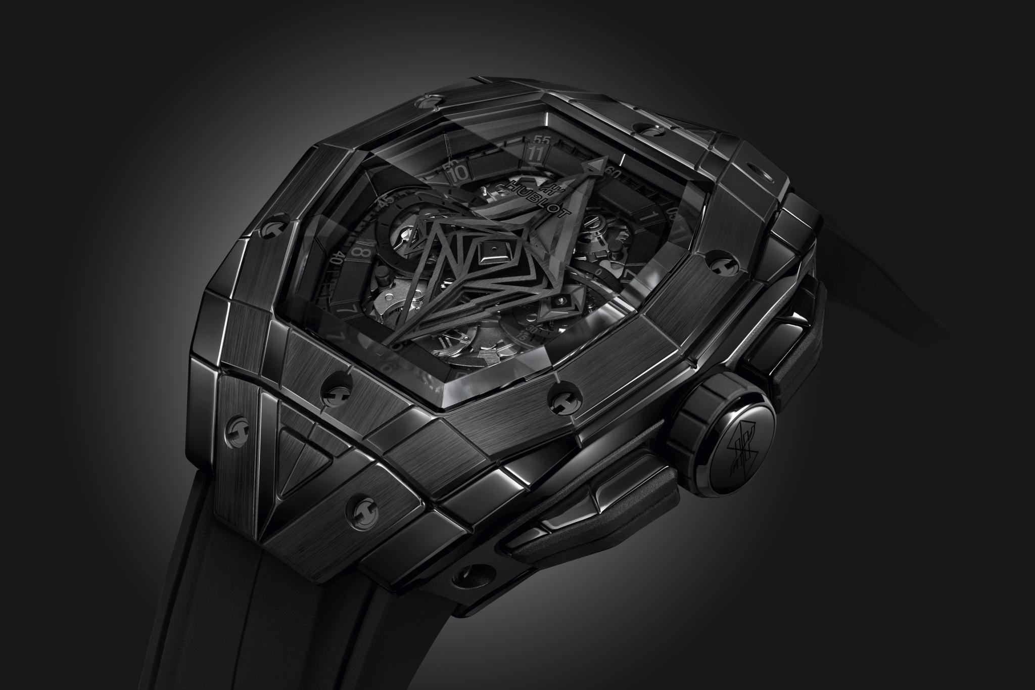 Men's watch / unisex  HUBLOT, Spirit Of Big Bang Sang Bleu All Black / 42mm, SKU: 648.CX.0114.RX.MXM23 | timeolution.com