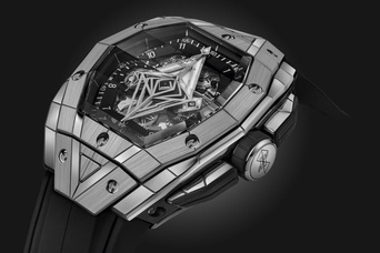 Men's watch / unisex  HUBLOT, Spirit Of Big Bang Sang Bleu Titanium / 42mm, SKU: 648.NX.0107.RX.MXM23 | timeolution.com