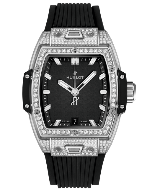 Ladies' watch  HUBLOT, Spirit of Big Bang Titanium Pave / 39mm, SKU: 662.NX.1170.RX.1604 | timeolution.com