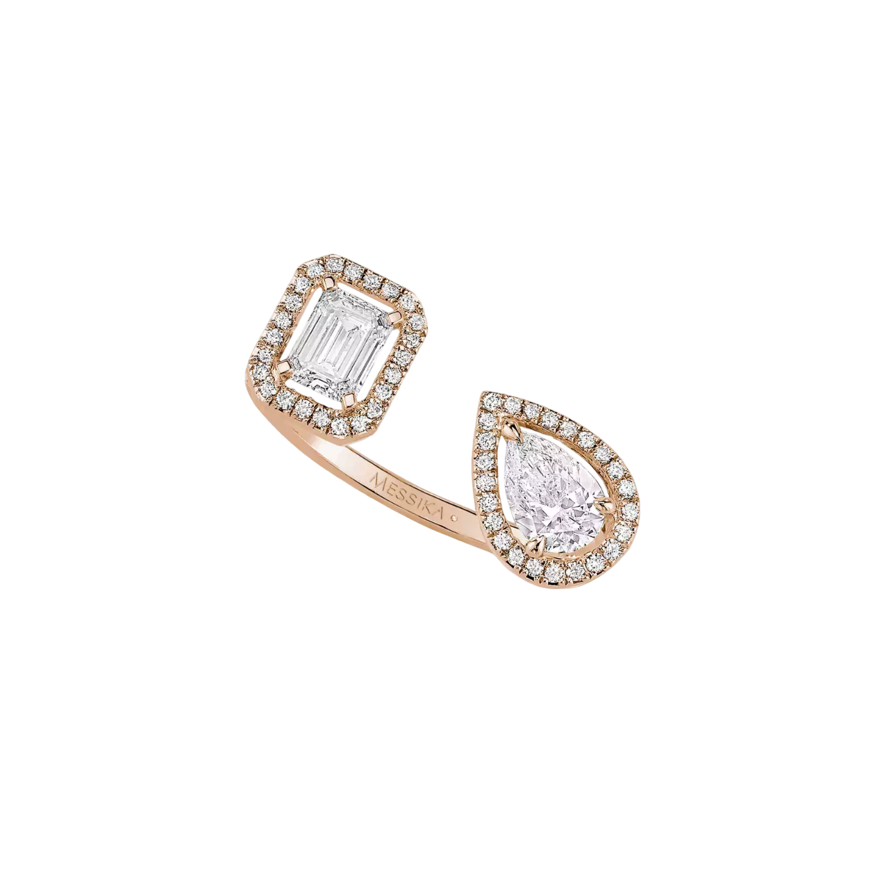 Women Jewellery  MESSIKA, My Twin Toi & Moi 0.25ct x2 Ring, SKU: 6636-PG | timeolution.com