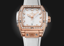 Ladies' watch  HUBLOT, Spirit of Big Bang King Gold White Diamonds / 32mm, SKU: 682.OE.2080.RW.1204 | timeolution.com