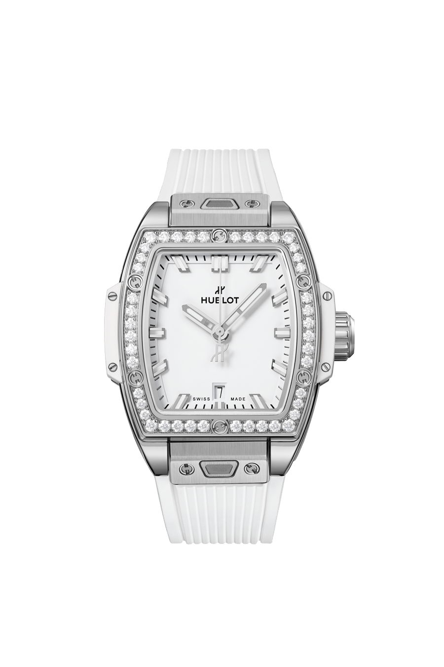 Ladies' watch  HUBLOT, Spirit of Big Bang Steel White Diamonds / 32mm, SKU: 682.SE.2010.RW.1204 | timeolution.com