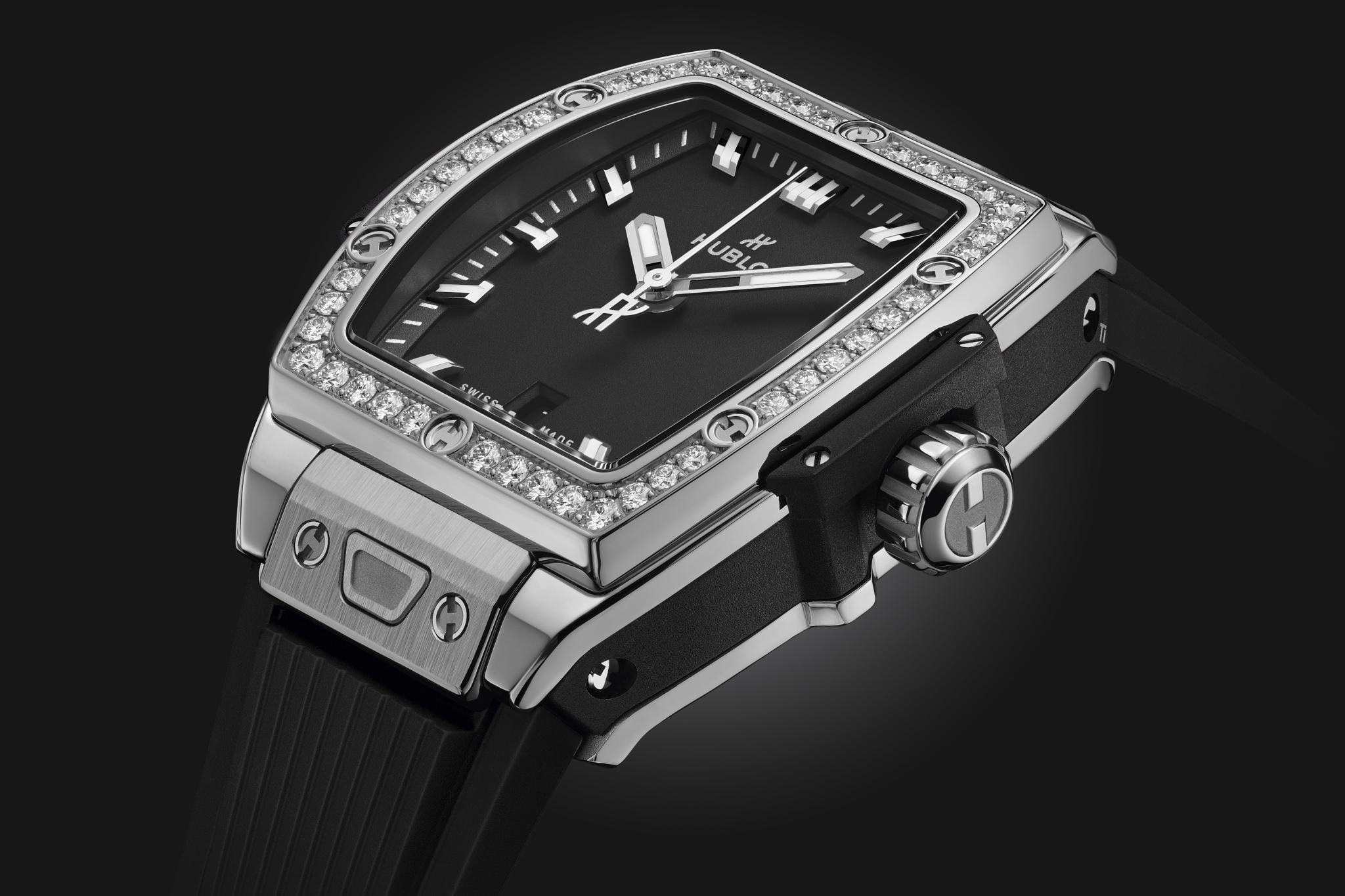 Ladies' watch  HUBLOT, Spirit of Big Bang Steel Diamonds / 32mm, SKU: 682.SX.1170.RX.1204 | timeolution.com