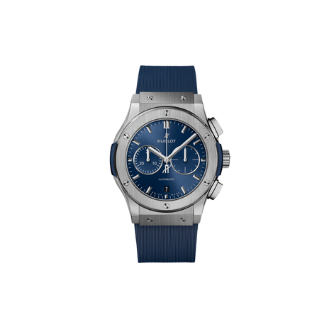 Men's watch / unisex HUBLOT, Classic Fusion Chronograph Titanium Blue / 42mm, SKU: 541.NX.7170.RX | timeolution.com