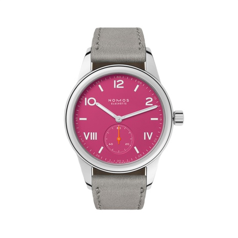 Men's watch / unisex NOMOS GLASHÜTTE, Club Campus Deep Pink / 36mm, SKU: 711.GB | timeolution.com