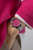 Men's watch / unisex NOMOS GLASHÜTTE, Club Campus Deep Pink / 36mm, SKU: 711.GB | timeolution.com