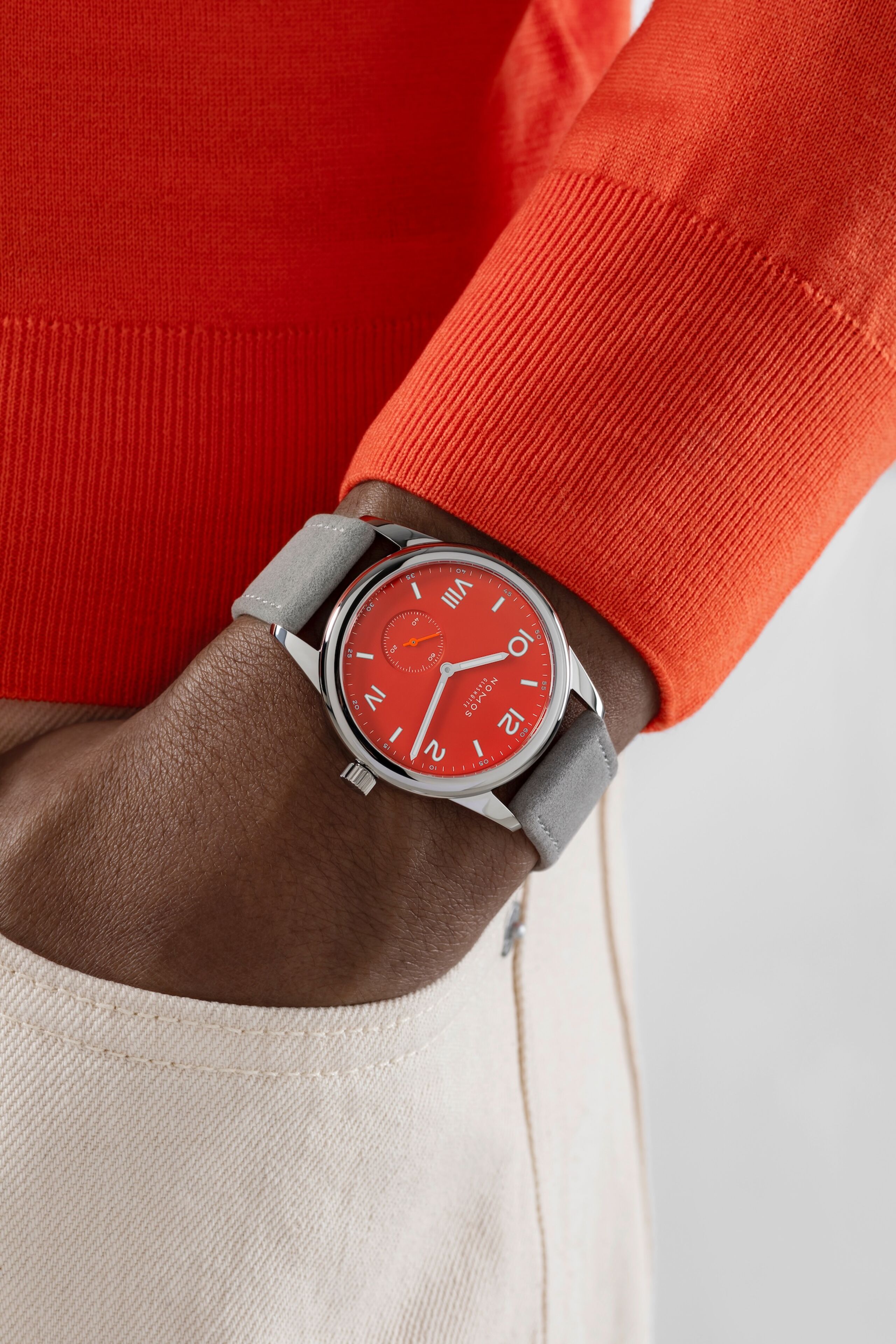 Men's watch / unisex  NOMOS GLASHÜTTE, Club Campus 38 Nonstop Red / 38.50mm, SKU: 723.GB | timeolution.com