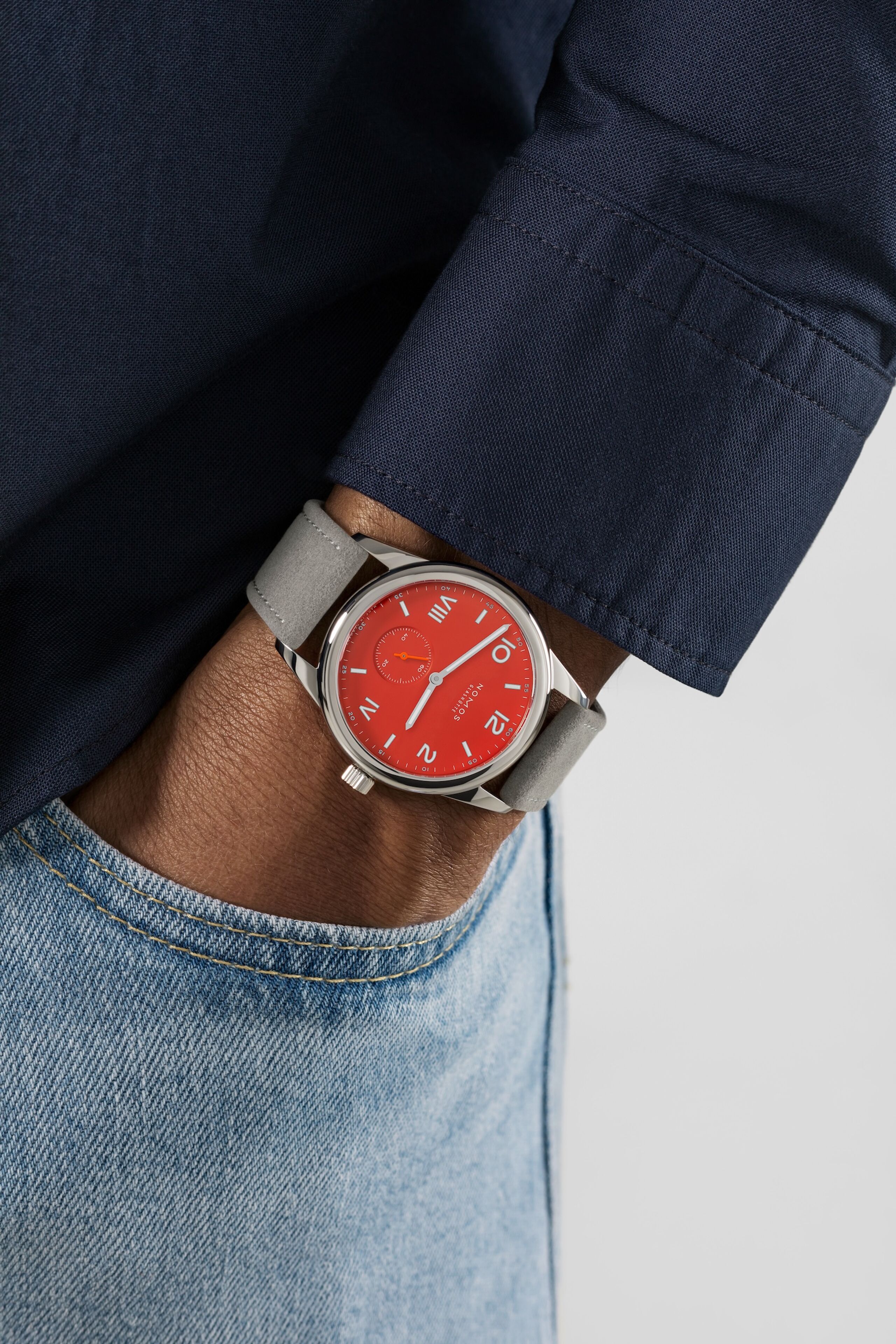 Men's watch / unisex  NOMOS GLASHÜTTE, Club Campus 38 Nonstop Red / 38.50mm, SKU: 723 | timeolution.com