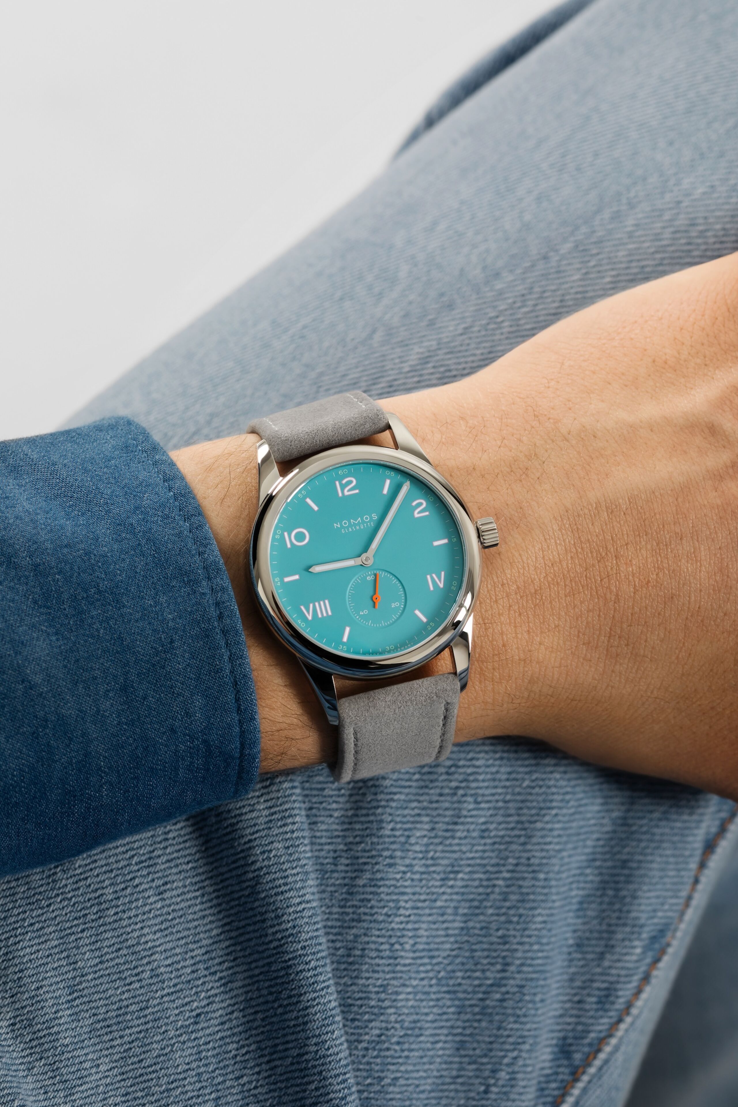 Men's watch / unisex  NOMOS GLASHÜTTE, Club Campus 38 Endless Blue / 38.50mm, SKU: 724.GB | timeolution.com