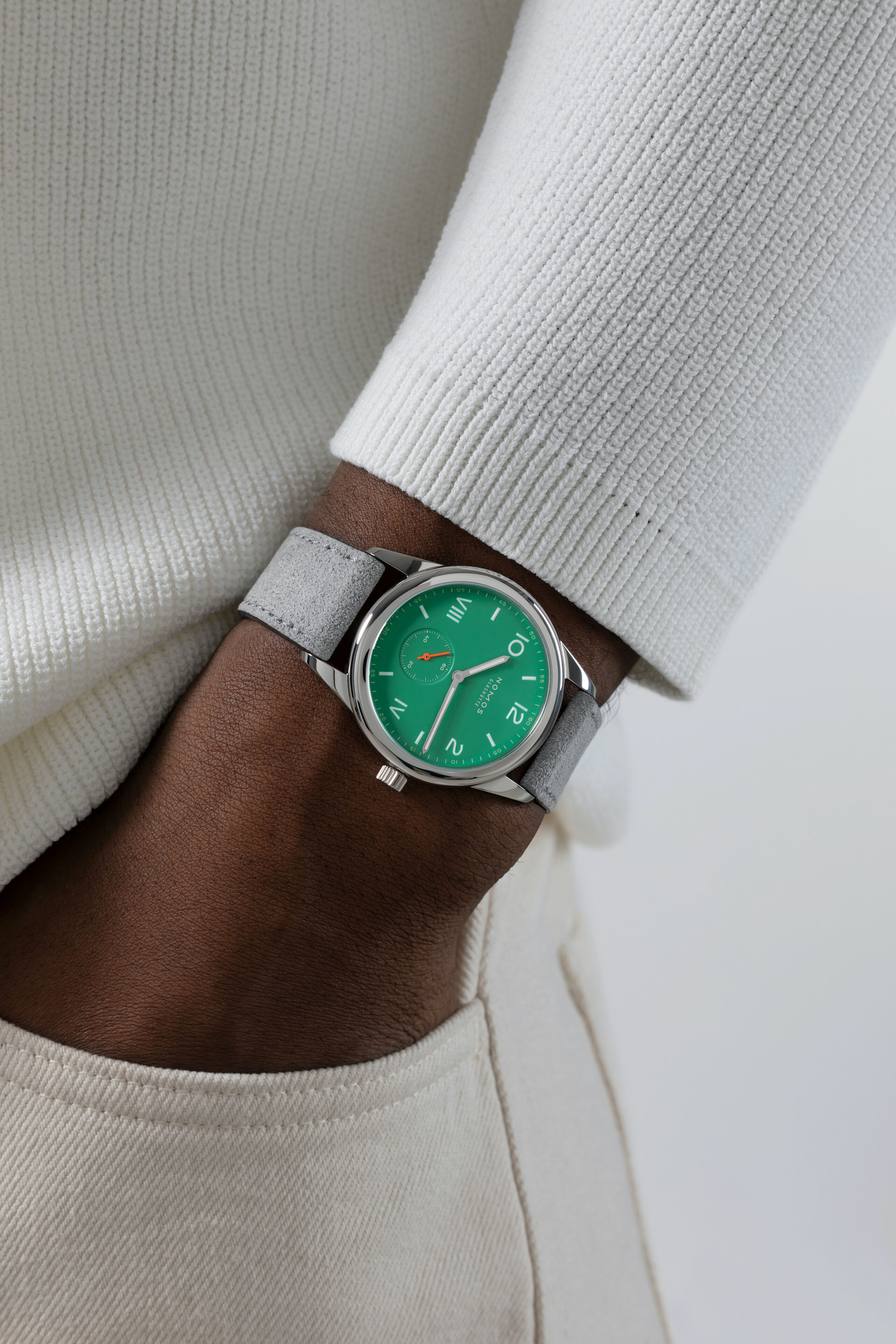 Men's watch / unisex  NOMOS GLASHÜTTE, Club Campus 38 Electric Green / 38.50mm, SKU: 726 | timeolution.com