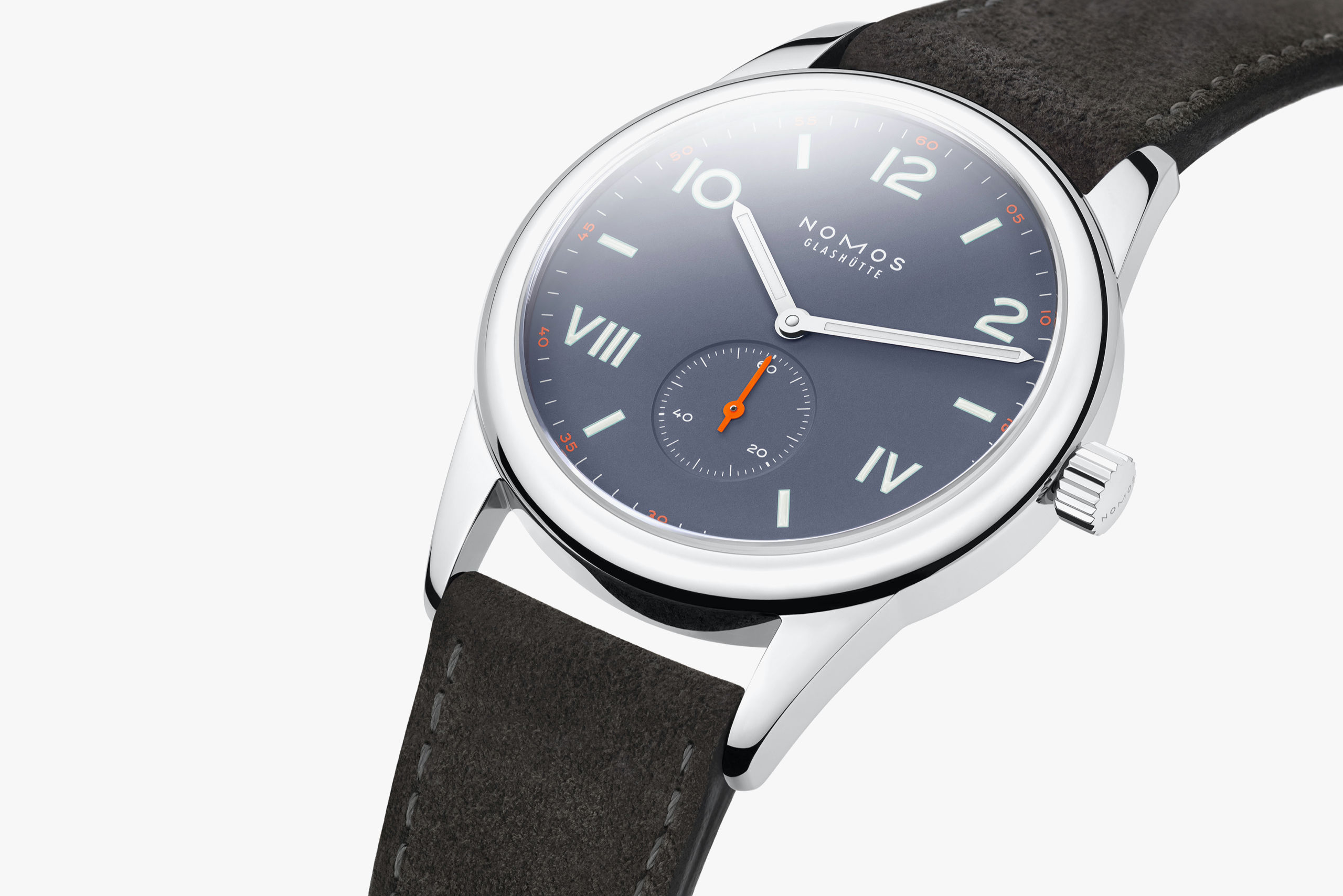 Men's watch / unisex  NOMOS GLASHÜTTE, Club Campus 38 Blue Purple / 38.50mm, SKU: 730 | timeolution.com