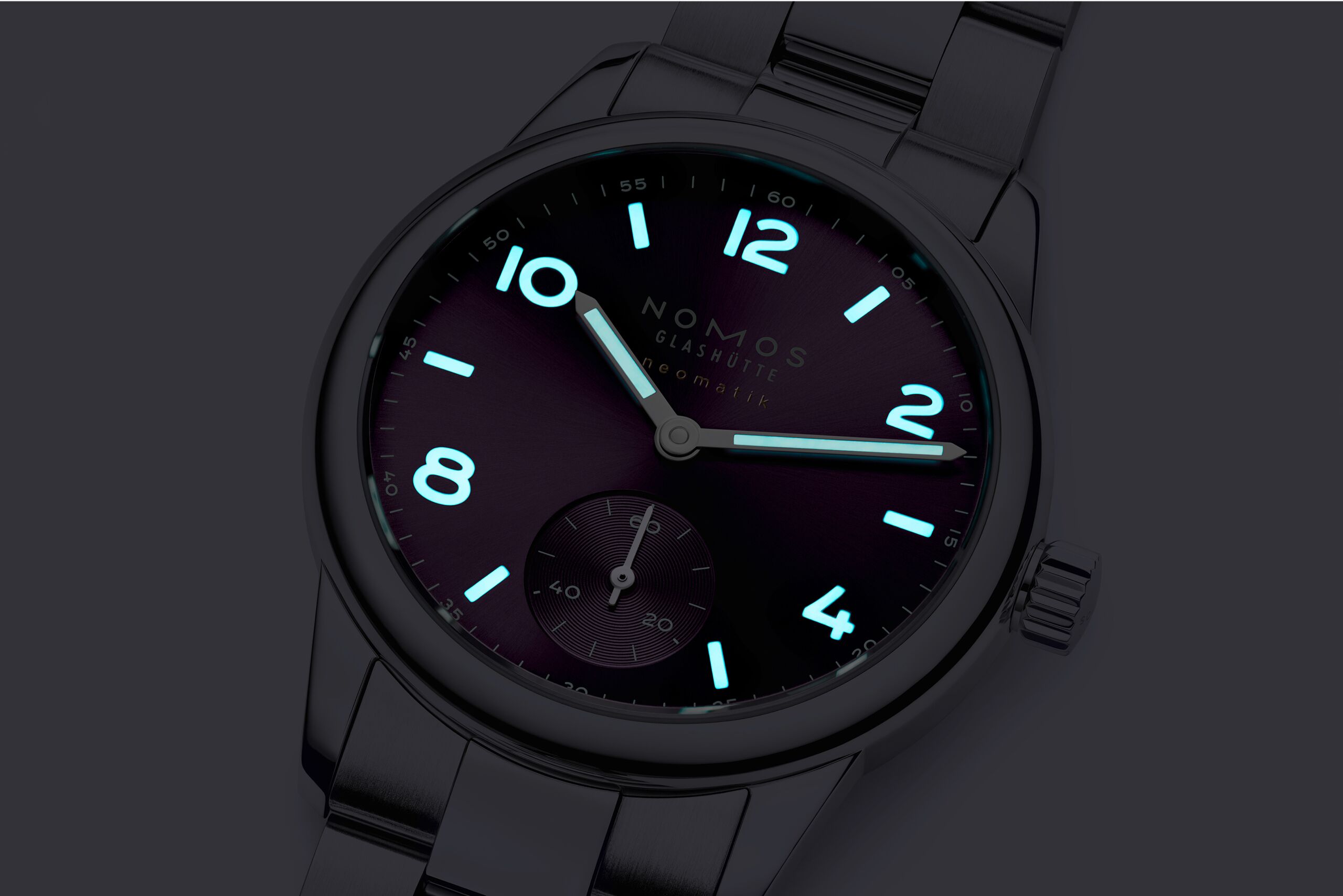 Ladies' watch  NOMOS GLASHÜTTE, Club Sport Neomatik 34 Purple / 34mm, SKU: 757 | timeolution.com