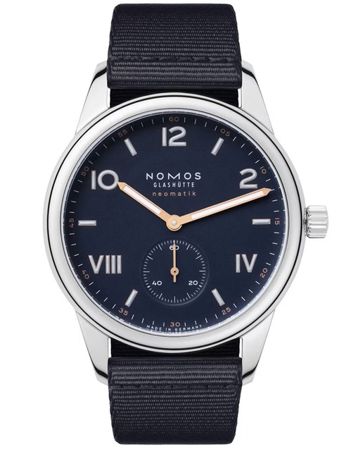 Men's watch / unisex  NOMOS GLASHÜTTE, Club Campus Neomatik 39 Midnight Blue / 39.50mm, SKU: 768 | timeolution.com