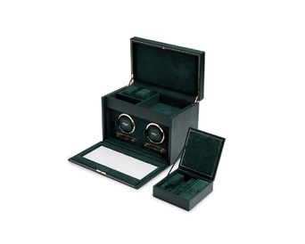  WOLF 1834, British Racing Double Watch Winder With Storage, SKU: 792241 | timeolution.com