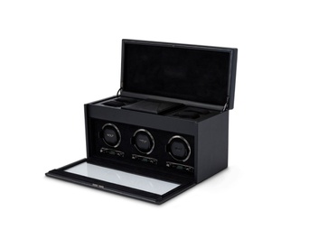  WOLF 1834, British Racing Triple Watch Winder With Storage, SKU: 792302 | timeolution.com