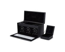  WOLF 1834, British Racing Triple Watch Winder With Storage, SKU: 792302 | timeolution.com