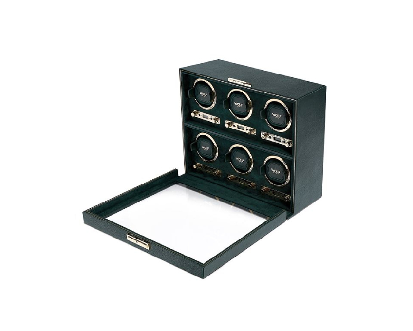  WOLF 1834, British Racing 6pc Watch Winder, SKU: 792441 | timeolution.com