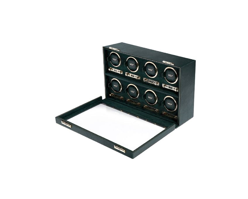  WOLF 1834, British Racing 8pc Watch Winder, SKU: 792541 | timeolution.com