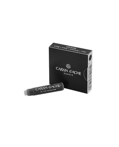  CARAN D’ACHE, Cartridges Black Fountain Pen, SKU: 8028.009 | timeolution.com