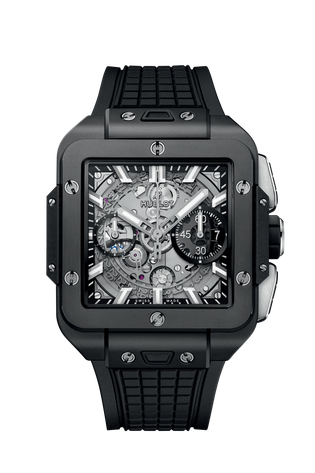 Men's watch / unisex  HUBLOT, Square Bang Unico Black Magic / 42mm, SKU: 821.CI.0170.RX | timeolution.com