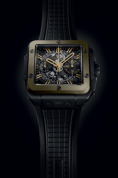 Men's watch / unisex  HUBLOT, Square Bang Unico Ceramic Magic Gold / 42mm, SKU: 821.CM.0130.RX | timeolution.com