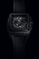 Men's watch / unisex  HUBLOT, Square Bang Unico All Black Diamonds / 42mm, SKU: 821.CX.0140.RX.1200 | timeolution.com