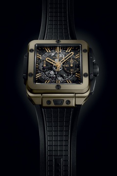 Men's watch / unisex  HUBLOT, Square Bang Unico Magic Gold / 42mm, SKU: 821.MX.0130.RX | timeolution.com