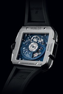 Men's watch / unisex  HUBLOT, Square Bang Unico Titanium Blue / 42mm, SKU: 821.NX.5170.RX | timeolution.com