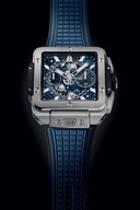 Men's watch / unisex  HUBLOT, Square Bang Unico Titanium Blue / 42mm, SKU: 821.NX.5170.RX | timeolution.com