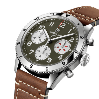 Men's watch / unisex  BREITLING, Classic AVI Chronograph Curtiss Warhawk / 42mm, SKU: A233802A1L1X1 | timeolution.com